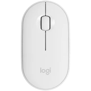 LOGITECH M350S Pebble 2 Bluetooth Mouse - TONAL WHITE - DONGLELESS
