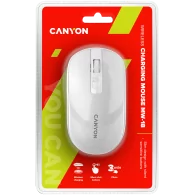CANYON mouse MW-18 EU Wireless Charge Pearl White - 5