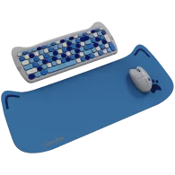 CANYON HSET-W6 EN Keyboard+Mouse Kitty Edition AAA+АА Wireless Blue - 2
