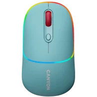 CANYON mouse MW-22 Dual Band RGB Wireless Dark Cyan - 1