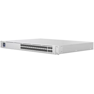 UBIQUITI Hi-Capacity Aggregation (28) 10G SFP+ ports (4) 25G SFP28 ports DC power backup-ready Layer 3 switching.