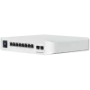 Ubiquiti USW-Pro-8-PoE-EU An 8-port, Layer 3 switch with PoE+ and PoE++ output. Can power devices with up to 120W, with a power 