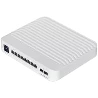 Ubiquiti USW-Pro-8-PoE-EU An 8-port, Layer 3 switch with PoE+ and PoE++ output. Can power devices with up to 120W, with a power 