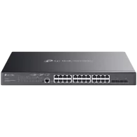 TP-Link SG3428MP Omada 28-Port Gigabit L2+ Managed Switch with 24× Gigabit 802.3af/at PoE+ ports and 4× Gigabit SFP slots, 384 W