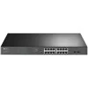 TP-Link TL-SG1218MPE 16-Port Gigabit PoE+ Easy Smart Switch,16 Gigabit PoE+ RJ45 Ports,2 x SFP, 2× combo gigabit SFP slots,802.3