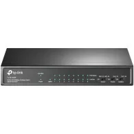 Tp -link 9-port 10/100Mbps unmanaged switch with 8 PoE+ ports, compliant with 802.3af/at PoE, 65W PoE - 1