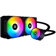 Liquid Killer X 240 EN47697, AIO Liquid Cooler, New X logo ARGB Pump Head, 2x120mm ARGB Fan, Plastic Steel Backpanel - 1