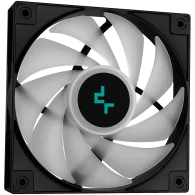 DeepCool LE520, 240mm CPU Liquid Cooler, 2x120mm ARGB PWM Fans, Anti-Leak Technology, ARGB Pump Top, Black, LGA 1700/1200/115x, 