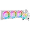 EK-Nucleus AIO CR360 Lux D-RGB - White, 3x EK-FPT FAN 120 D-RGB PWM fans, Rotatable ARGB Pump Top, Intel Sockets LGA: 1150, 1151