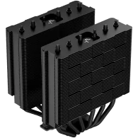 DeepCool AG620 BK ARGB, CPU Air Cooler, 2x120mm ARGB PWM Fan, TDP 260W, 6 Heatpipes, LGA2066/2011-v3/2011/1700/1200/115x, AMD AM