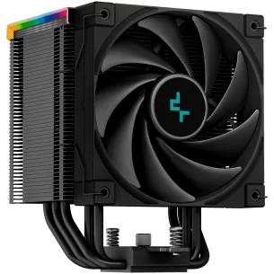DeepCool AK500 Digital, CPU Air Cooler, 1x120mm FK120 PWM FDB Fan, Digital Display, ARGB, TDP 240W, 5 Heatpipes, Black, LGA2066/