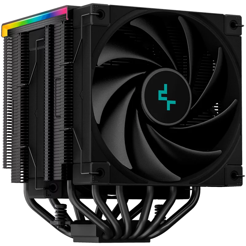 DeepCool AK620 Digital, CPU Air Cooler, 2x120mm FK120 PWM Fan, Digital Display, ARGB, TDP 260W, 6 Heatpipes, LGA2066/2011-v3/201
