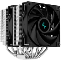 DeepCool AG620, CPU Air Cooler, 2x120mm PWM Fan, TDP 260W, 6 Heatpipes, LGA2066/2011-v3/2011/1700/1200/115x, AMD AM5/AM4, 129x13