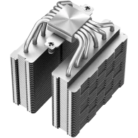 DeepCool AG620, CPU Air Cooler, 2x120mm PWM Fan, TDP 260W, 6 Heatpipes, LGA2066/2011-v3/2011/1700/1200/115x, AMD AM5/AM4, 129x13