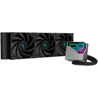 DeepCool LT720, 360mm CPU Liquid Cooler, 3x120mm FK120 PWM Fans, ARGB Multidimensional Infinity Mirror Top Cap, Black, LGA 2066/