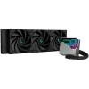 DeepCool LT720, 360mm CPU Liquid Cooler, 3x120mm FK120 PWM Fans, ARGB Multidimensional Infinity Mirror Top Cap, Black, LGA 2066/
