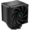 DeepCool AK500 Zero Dark, CPU Air Cooler, 1x120mm FK120 PWM FDB Fan, Digital Display, ARGB, TDP 240W, 5 Heatpipes, Black, LGA206