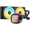 CORSAIR iCUE LINK H100i LCD AIO, 240mm Radiator, Liquid CPU Cooler, 277mm x 120mm x 27mm radiator, EAN: 0840006665885 - 2