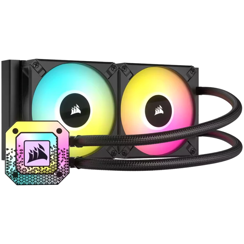 Corsair iCUE H100i ELITE CAPELLIX XT, 240mm Radiator, Liquid CPU Cooler, EAN:0840006683476 - 1 Corsair iCUE H100i ELITE CAPELLIX XT, 240mm Radiator, Liquid CPU Cooler, EAN:0840006683476 - 1