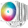 DeepCool AG620 WH ARGB, CPU Air Cooler, 2x120mm ARGB PWM Fan, TDP 260W, 6 Heatpipes, Intel LGA2066/2011-v3/2011/1700/1200/115x, 