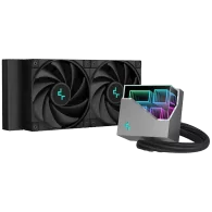 DeepCool LT520, 240mm CPU Liquid Cooler, 2x120mm FK120 PWM FDB Fans, 4th Gen Water Pump, ARGB Multidimensional Infinity Mirror T