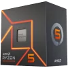 AMD CPU Desktop Ryzen 5 6C/12T 7600 (5.2GHz Max, 38MB,65W,AM5) box, with Radeon Graphics and Wraith Stealth Cooler - 1