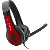CANYON PC headset HSC-1 PC Mic Flat 2m Black Red