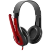 CANYON PC headset HSC-1 PC Mic Flat 2m Black Red