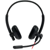 CANYON PC headset HS-07 PC Mic 3.5/USB Flat 2.8m Black - 1