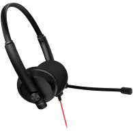 CANYON PC headset HS-07 PC Mic 3.5/USB Flat 2.8m Black - 3