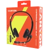 CANYON PC headset HS-07 PC Mic 3.5/USB Flat 2.8m Black - 6