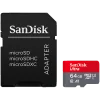 SanDisk Ultra microSDXC 64GB + SD Adapter 140MB/s A1 Class 10 UHS-I, EAN: 619659200541