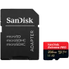 SanDisk Extreme PRO microSDXC 256GB + SD Adapter + 2 years RescuePRO Deluxe up to 200MB/s & 140MB/s Read/Write speeds A2 C10 V30