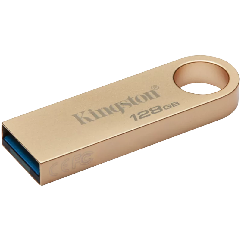 Kingston 128GB 220MB/s Metal USB 3.2 Gen 1 DataTraveler SE9 G3, EAN: 740617341225 - 1 Kingston 128GB 220MB/s Metal USB 3.2 Gen 1 DataTraveler SE9 G3, EAN: 740617341225 - 1