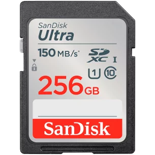 SanDisk Ultra 256GB SDXC Memory Card 150MB/s, EAN: 619659200237