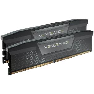 Corsair DDR5, 6400MT/s 64GB 2x32GB DIMM, Unbuffered, 32-40-40-84, Std PMIC, XMP 3.0, VENGEANCE DDR5 Black Heatspreader, 1.4V, EA
