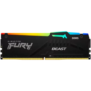 Kingston 64GB 5200MT/s DDR5 CL36 DIMM (Kit of 2) FURY Beast RGB EXPO, EAN: 740617331967