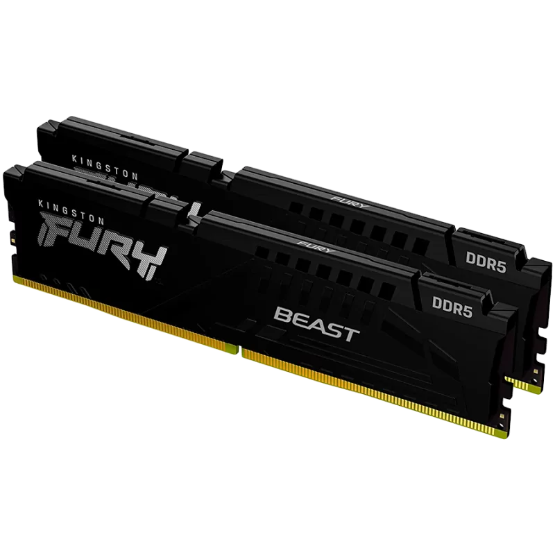Kingston 16GB 5600MT/s DDR5 CL36 DIMM (Kit of 2) FURY Beast Black EXPO, EAN: 740617331769 - 1