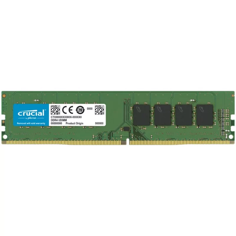 Crucial 16GB DDR4-3200 UDIMM CL22 (8Gbit/16Gbit), EAN: 649528903624 - 1