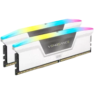 Corsair DDR5, 6000MT/s 32GB 2x16GB DIMM, Unbuffered, 36-44-44-96, Std PMIC, XMP 3.0, VENGEANCE RGB DDR5, 1.4V, white - 1