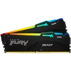 Kingston 32GB 6000MT/s DDR5 CL40 DIMM (Kit of 2) FURY Beast RGB XMP, EAN: 740617328547