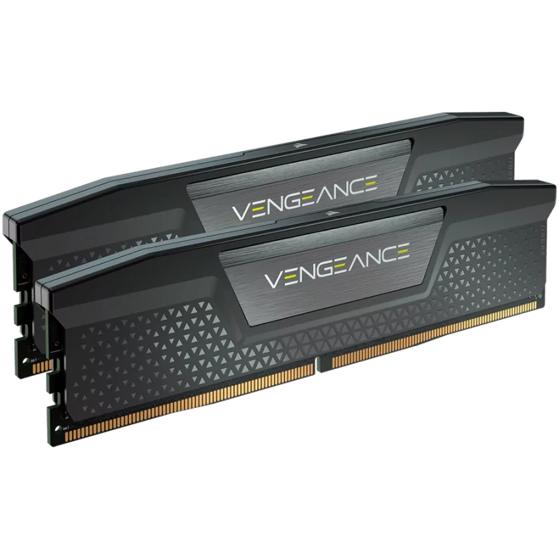 Corsair DDR5, 5200MT/s 32GB 2x16GB DIMM, Unbuffered, 40-40-40-77, Std PMIC, AMD EXPO, VENGEANCE DDR5 Cool Grey Heatspreader, Bla