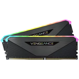 Corsair DDR5, 6000MT/s 64GB 2x32GB DIMM, Unbuffered, 30-36-36-76, Std PMIC, AMD EXPO, VENGEANCE RGB DDR5 Black Heatspreader, RGB