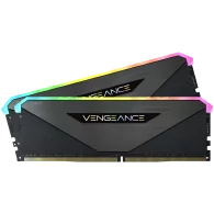 Corsair DDR5, 6000MT/s 64GB 2x32GB DIMM, Unbuffered, 30-36-36-76, Std PMIC, AMD EXPO, VENGEANCE RGB DDR5 Black Heatspreader, RGB