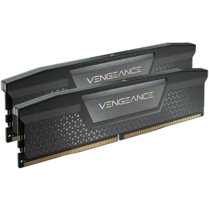 Corsair DDR5, 5600MT/s 32GB 2x16GB DIMM, Unbuffered, 40-40-40-77, Std PMIC, XMP 3.0, VENGEANCE DDR5 Black Aluminium Heatspreader