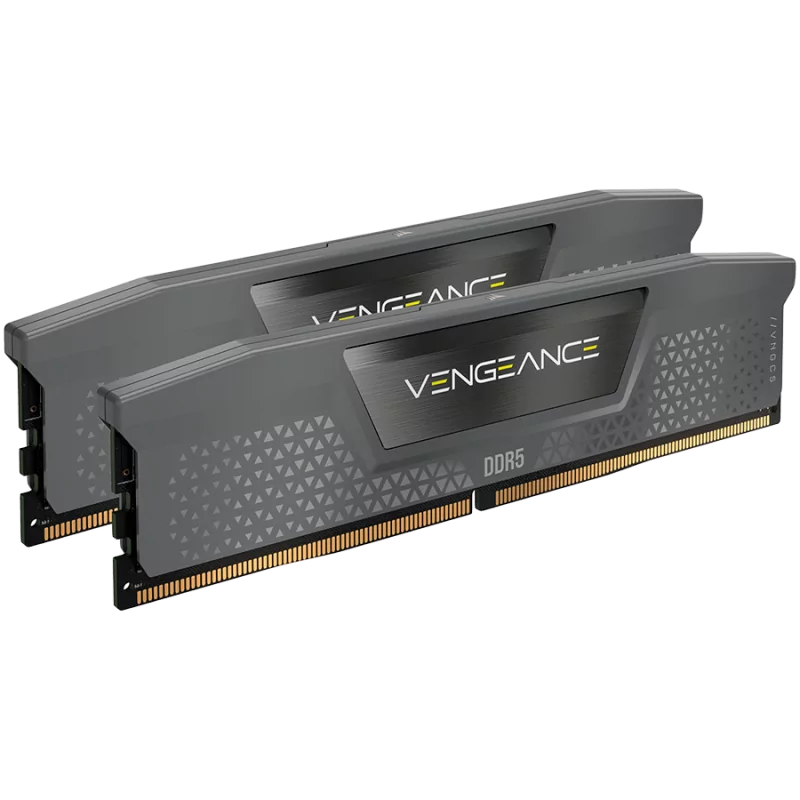 Corsair DDR5, 5600MT/s 32GB 2x16GB DIMM, Unbuffered, 40-40-40-77, Std PMIC, XMP 3.0, VENGEANCE DDR5 Black Heatspreader, Black PC
