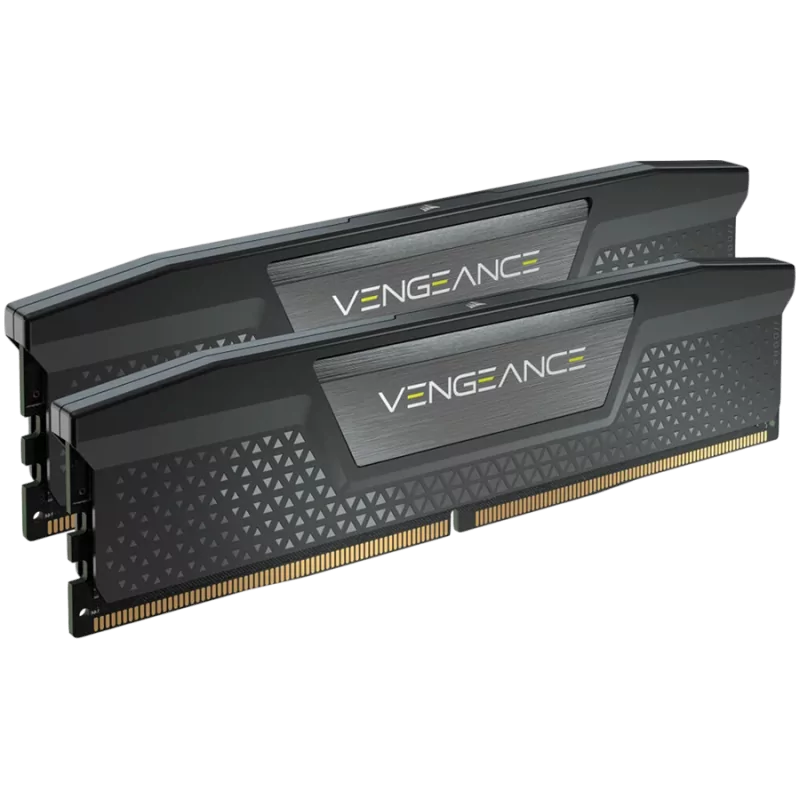 CORSAIR DDR5, 64GB (2x32GB) VENGEANCE DDR5 6000, CL38-44-44-96, 1.35V Std PMIC Intel XMP Memory - Black - 1