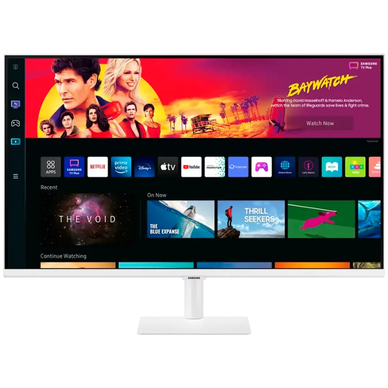 Monitor LED Samsung LS32BM701UPXEN Smart M70B White, 32" UHD FLAT 16:9 (3840x2160) VA 60Hz, 300 cd/㎡, 3000:1, HDR10, 4ms(GTG), 1