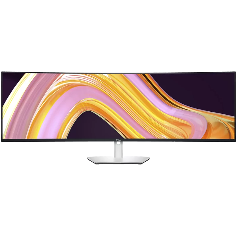 Dell U4924DW Monitor LED UltraSharp 49 Curved, 49", 5K Dual QHD (5120x1440) 60Hz, 32:9, Anti-glare, 3H Hard Coating, ComfortView