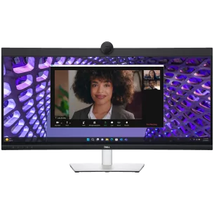 Monitor LED Dell P3424WEB Curved Video Conferencing 34", 3440x1440 WQHD, IPS Antiglare, 21:9, 1000:1, 300 cd/m2, 8ms/5ms, 178/17